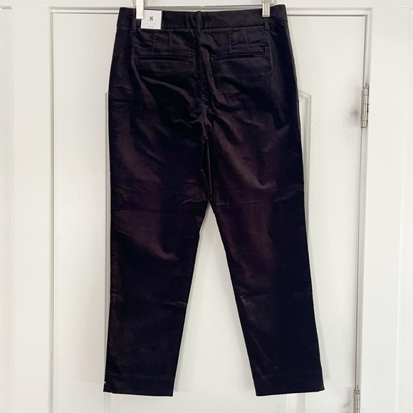 White House Black Market Velvet Slim Ankle Pant - 8 - Picture 5 of 8